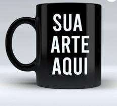 Caneca Preta Personalizada