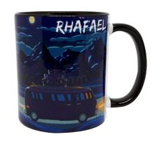 Caneca Preta Personalizado VW VOLKSWAGEN KOMBI