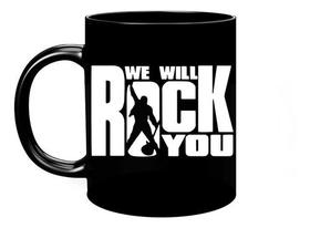 Caneca Preta Queen Rock You