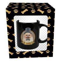 Caneca Preta Raças de Cachorro Sortidas 320ml Caneca Preta Raças de Cachorro Sortidas 320ml