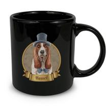 Caneca Preta Raças de Cachorro Sortidas 320ml Caneca Preta Raças de Cachorro Sortidas 320ml
