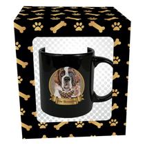 Caneca Preta Raças de Cachorro Sortidas 320ml Caneca Preta Raças de Cachorro Sortidas 320ml