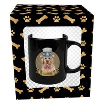 Caneca Preta Raças de Cachorro Sortidas 320ml Caneca Preta Raças de Cachorro Sortidas 320ml