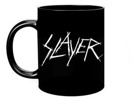 Caneca Preta Slayer Logo