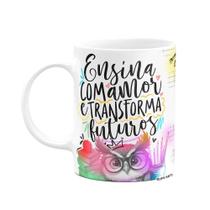Caneca Professor Coruja - Ensina com amor Caneca Professor Coruja - Ensina com amor