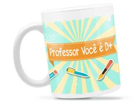 Caneca Professor D+ Divertida Porcelana Xícara 325ml + Caixa Presente Caneca Professor D+ Divertida Porcelana Xícara 325ml + Caixa Presente