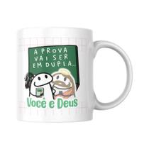Caneca Professora Flork Prova Em Dupla Você E Deus