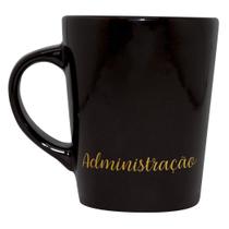 Caneca Profissão Administração Preta 270ml
