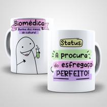 Caneca Profissão Biomédica 325ml Caneca Branca Personalizada
