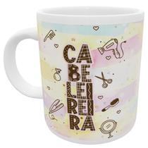 Caneca profissão cabelereira presente criativo fofo