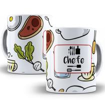 Caneca profissão chefe de cozinha presente criativo