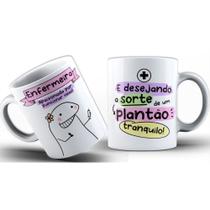 Caneca profissão Enfermeira 325ml Caneca Branca Arte Cursos