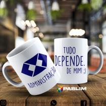 Caneca Profissão tema Administração