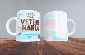 Caneca Profissão Veterinária - Caneca de Porcelana Caneca Profissão Veterinária - Caneca de Porcelana