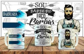 Caneca profissões barbeiro