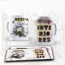 Caneca profissões: Design de interiores