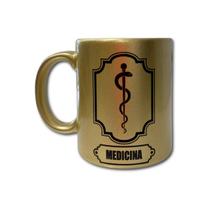 Caneca profissões - dourada