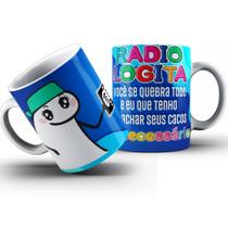 Caneca profissões flork radiologista feminino