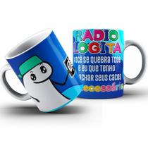 Caneca profissões flork radiologista masculino