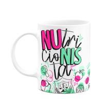 Caneca Profissões - Nutricionista - 325ml - Branca - M2 Caneca Profissões - Nutricionista - 325ml - Branca - M2