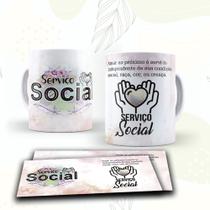 Caneca profissões: Serviço Social Caneca profissões: Serviço Social