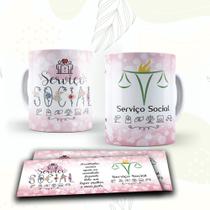 Caneca profissões: Serviço Social Caneca profissões: Serviço Social