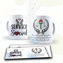 Caneca profissões: Serviço Social Caneca profissões: Serviço Social