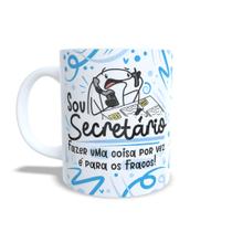 Caneca Profissões - Sou secretário