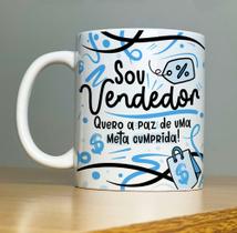 Caneca Profissões Vendedora e Vendedor