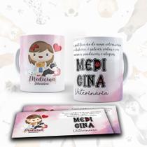 Caneca profissões: Veterinária Caneca profissões: Veterinária