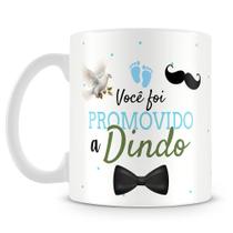 Caneca Promovido a Dindo - Presente Criativo e Emocionante Caneca Promovido a Dindo - Presente Criativo e Emocionante