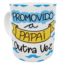 Caneca promovido a vovô outra vez presente bigode avô