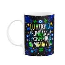 Caneca Proteção - Eu atraio abundância - 325ml Caneca Proteção - Eu atraio abundância - 325ml