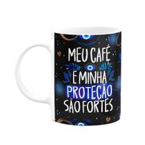 Caneca Proteção Meu café e minha proteção são fortes B-dark Caneca Proteção Meu café e minha proteção são fortes B-dark
