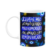 Caneca Proteção Olho grego - Livrai-me do mal - B-dark Caneca Proteção Olho grego - Livrai-me do mal - B-dark