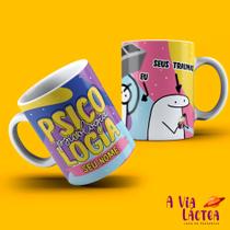 Caneca psicologia fork - personalizada com nome - SUBLIME