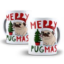 Caneca Pug Natal Personalizada Modelo 1