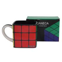 Caneca Quadrada Cubo Mágico Rubik