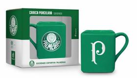 Caneca Quadrada Porcelana 220ML Time Palmeiras