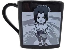 Caneca Quadrada Sasuke Uchiha Chibi Naruto Shippuden 220 Ml