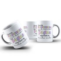 Caneca Querida Professora você marcou uma pagina minha vida
