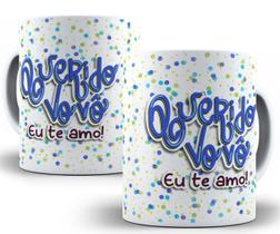 Caneca querido vovô eu te amo presente dia dos avós fofo