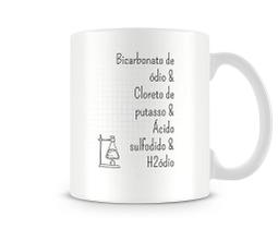 Caneca Química Bicarbonato de ódio Caneca Química Bicarbonato de ódio