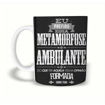 Caneca Raul Seixas Metamorfose Ambulante de Plástico Rígido - Naltic