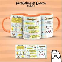 Caneca Receita de Bolo no Microondas Presente Divertido e Útil