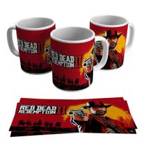 Caneca Red Dead Redemption 2 Jogo Vídeo Game Geek Gamer