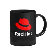 Caneca Red Hat Linux Preta