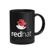 Caneca Red Hat Linux Preta