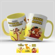 Caneca Rei Leão Hakuna Matata Caneca Rei Leão Hakuna Matata