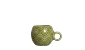 Caneca relevada digital christmas eve verde